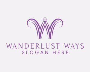 Classy Feminine Letter W logo design