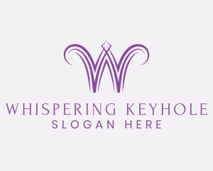 Classy Feminine Letter W logo design