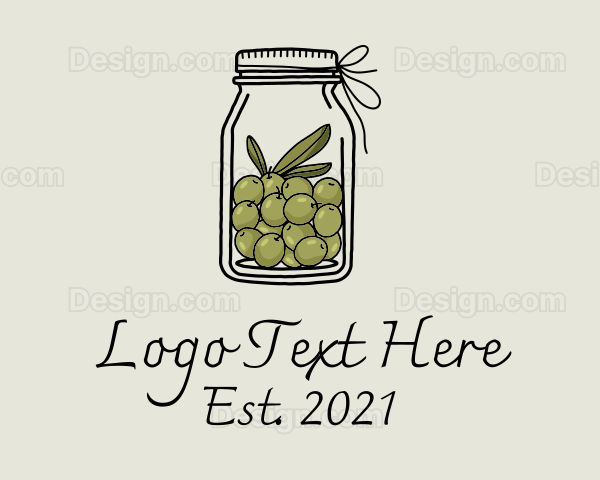 Green Olive Jar Logo