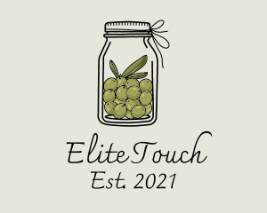 Green Olive Jar logo design