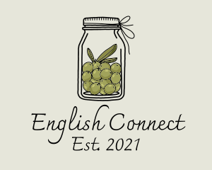 Green Olive Jar logo design