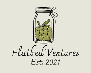 Green Olive Jar logo design