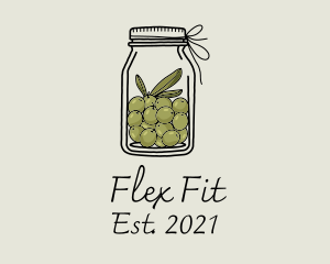 Green Olive Jar logo design