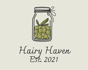 Green Olive Jar logo design