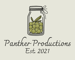 Green Olive Jar logo design