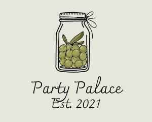 Green Olive Jar logo design