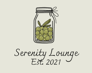 Green Olive Jar logo design