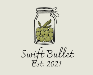 Green Olive Jar logo design