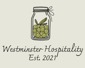 Green Olive Jar logo design