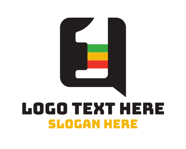 Text Message logo example 2