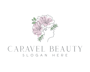 Beauty Floral Woman logo design