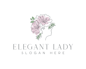 Beauty Floral Woman logo design