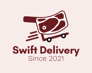 Butcher Meat Delivery logo design