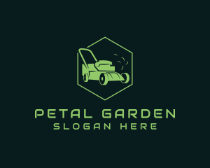 Lawn Mower Yard Care logo design