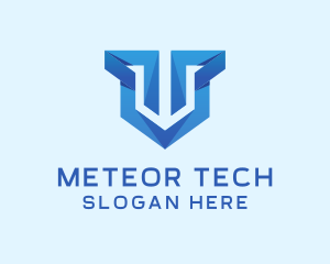 Tech Online Shield  logo design