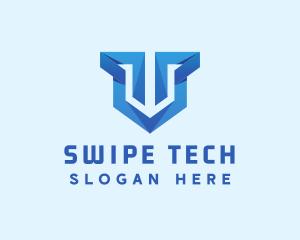 Tech Online Shield  logo design