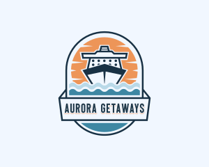 Yacht Travel Getaway logo design