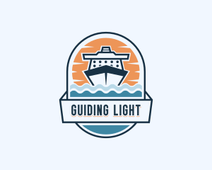 Yacht Travel Getaway logo design