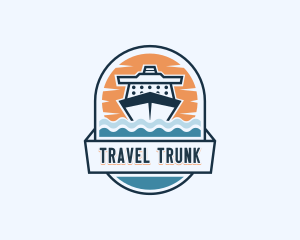 Yacht Travel Getaway logo design