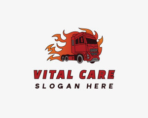 Flame Logistics Vehicle logo