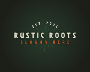 Rustic Sun Bar logo design