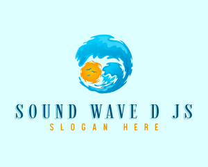 Summer Wave Resort logo design