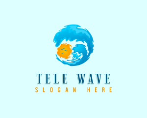 Summer Wave Resort logo design