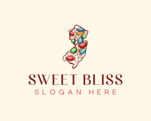 New Jersey Dessert Candy logo design