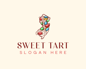 New Jersey Dessert Candy logo design