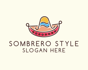 Mexican Sombrero Hat logo