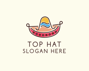 Mexican Sombrero Hat logo