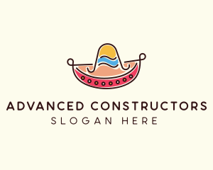 Mexican Sombrero Hat logo design