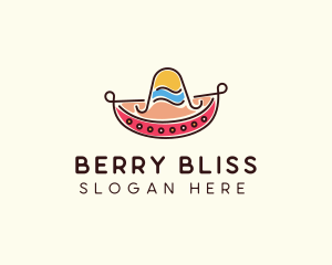 Mexican Sombrero Hat logo design