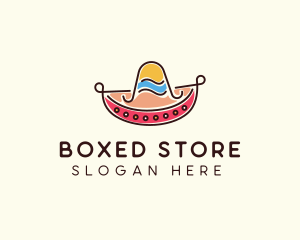 Mexican Sombrero Hat logo design