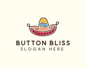 Mexican Sombrero Hat logo design