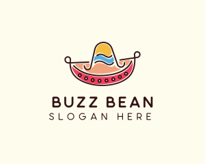 Mexican Sombrero Hat logo design