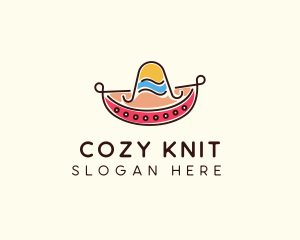 Mexican Sombrero Hat logo design