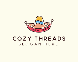 Mexican Sombrero Hat logo design