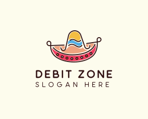 Mexican Sombrero Hat logo design