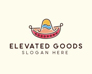 Mexican Sombrero Hat logo design