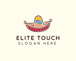 Mexican Sombrero Hat logo design