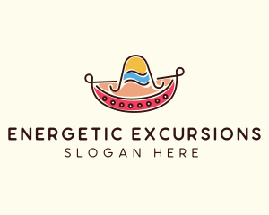 Mexican Sombrero Hat logo design