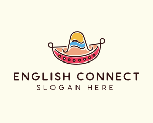 Mexican Sombrero Hat logo design