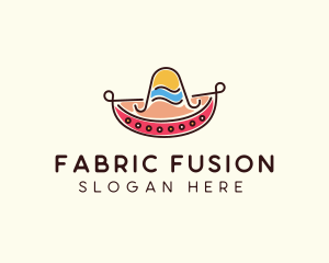 Mexican Sombrero Hat logo design