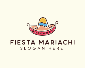 Mexican Sombrero Hat logo design