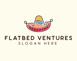 Mexican Sombrero Hat logo design