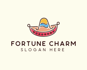 Mexican Sombrero Hat logo design