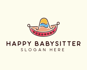 Mexican Sombrero Hat logo design