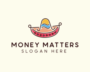 Mexican Sombrero Hat logo design