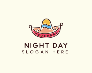 Mexican Sombrero Hat logo design